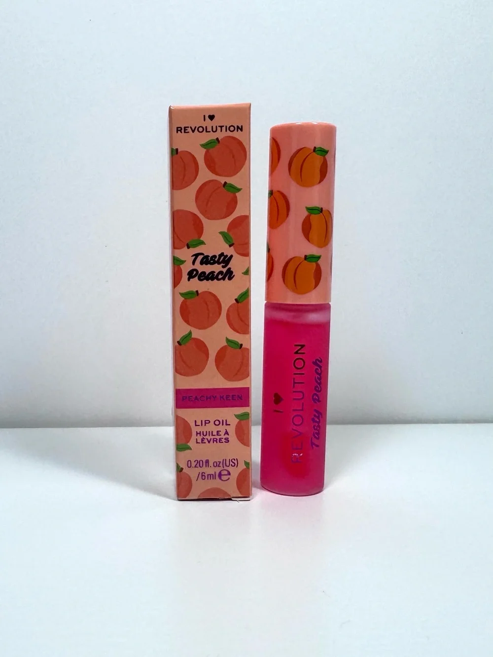 Revolution Tasty Peach Lip Oil - Peachy Keen (